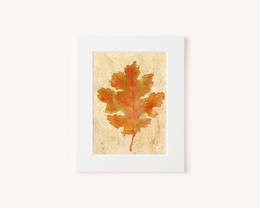 Leaf Watercolor #12 Original Painting