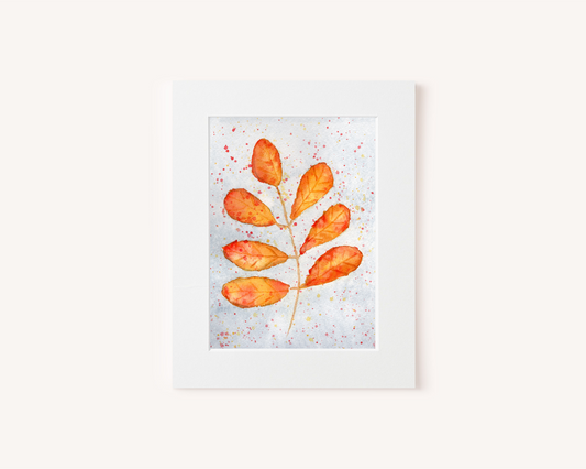 Leaf Watercolor #1 Original Painting