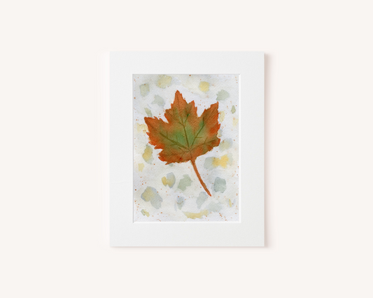 Leaf Watercolor #3 Original Painting