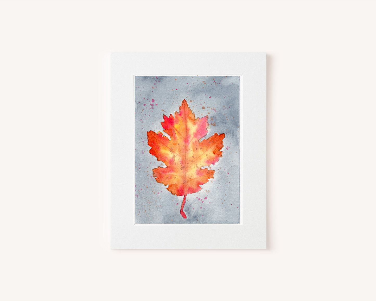 Leaf Watercolor #18 Original Painting