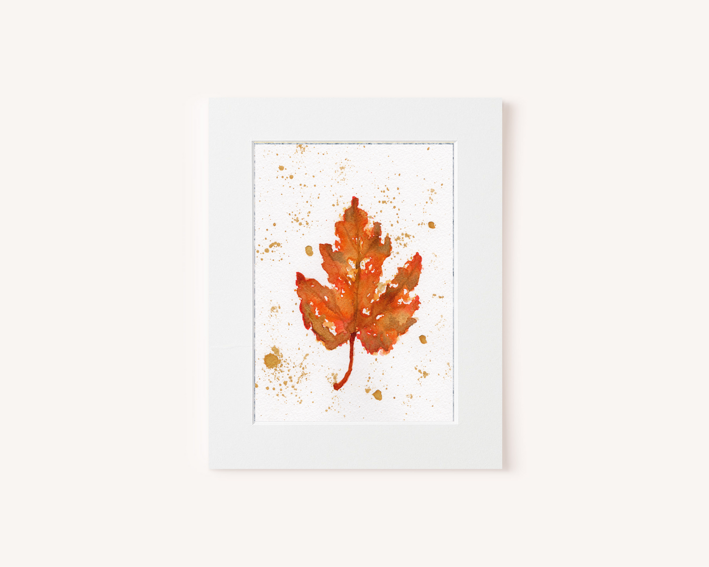 Leaf Watercolor #8 Original Painting