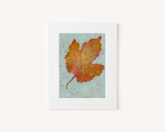 Leaf Watercolor #16 Original Painting