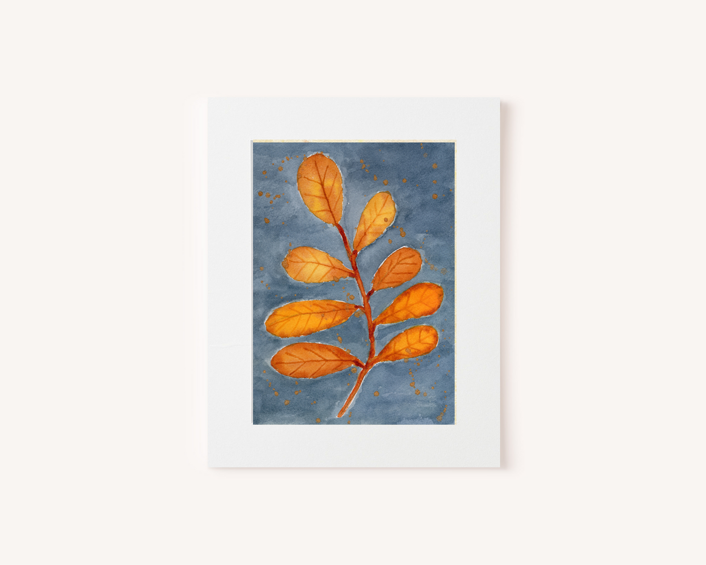 Leaf Watercolor #6 Original Painting