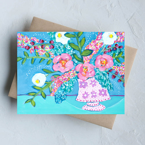 Greeting Card-New Year Bouquet
